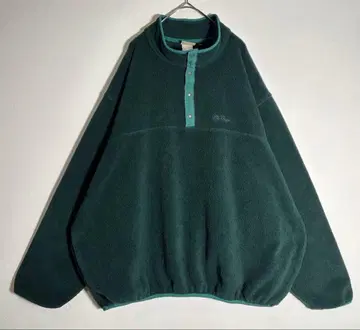 L.L.Bean 자수 로고 스냅 T 플리스 자켓 풀오버