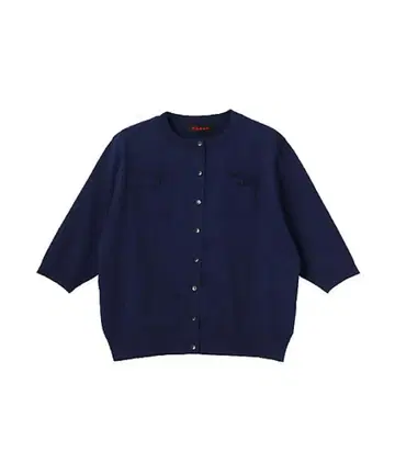 CABaN 하프 슬리브 포켓 가디건 갸반