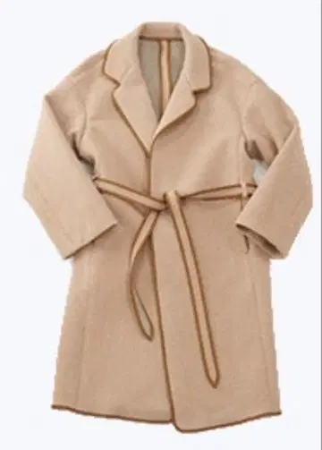 45R 베이지 롱 코트