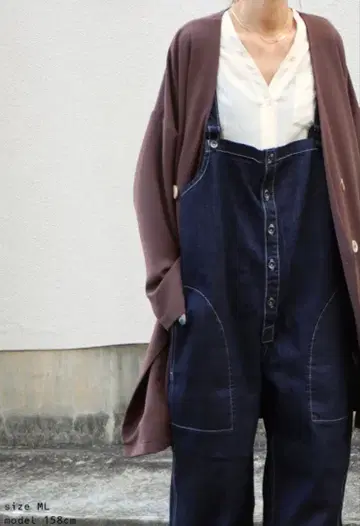 [ antiqua ] patterntorso 데님 살로펫