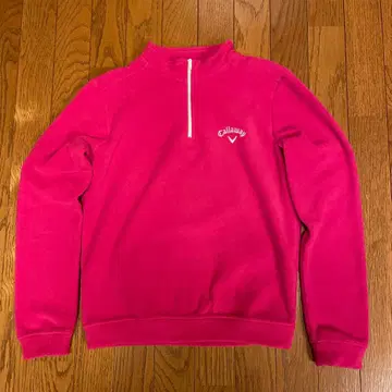 CALLAWAY 캘러웨이 하프 지퍼 플리스 풀오버 골프