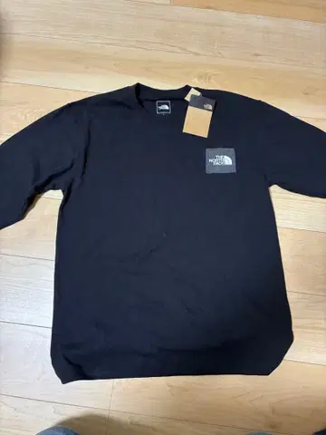 THE NORTH FACE 블랙 긴팔 T셔츠 L