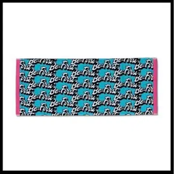 BE:FIRST 로고 페이스 타월 (틸)