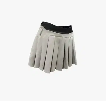 theredthread S 링 플리츠 스커트 풀