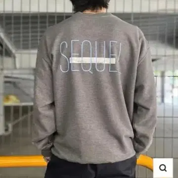 SEQUEL 크루넥 맨투맨 그레이