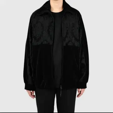 LAD MUSICIAN 블랙 벨로아 자켓 & 팬츠 셋업