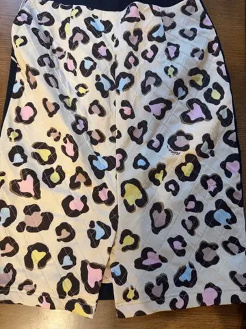 니나뮤우 레오파드 무늬 타이트 스커트