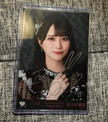 사사키 마이카 사인 포함 사진 LOVE ARENA TOUR 2025