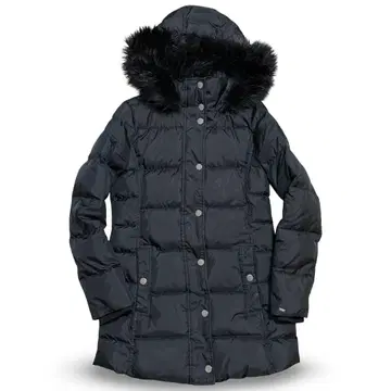 타미힐피거 다운 자켓 퍼 후드