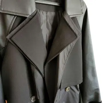 부즈루드 이소재 롱 코트 트렌치 코트 어른스러운 멋진 코트