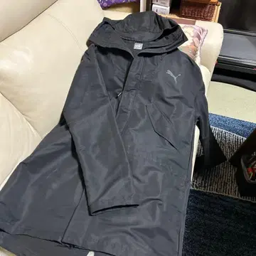 PUMA 블랙 나일론 자켓 L