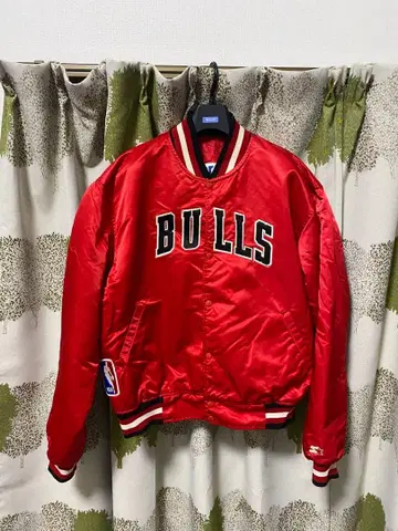 명작 스타터 불스 바시티 자켓 초레어 XXL!!