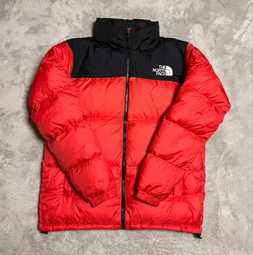 THE NORTH FACE 다운 자켓 XL 레드/블랙
