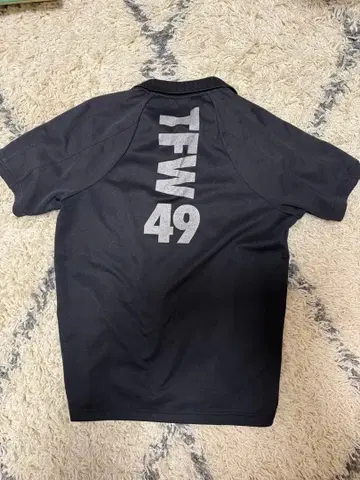 TFW49 블랙 피케 셔츠