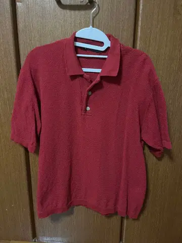 일본제 니트 피케 셔츠 골프웨어 피케 셔츠 남성용 반팔 무지