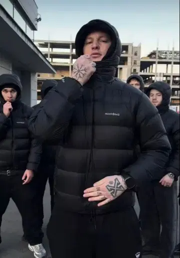 [ 새상품급 ] 몽벨 라이트알파인 다운 후드티 블랙 XL