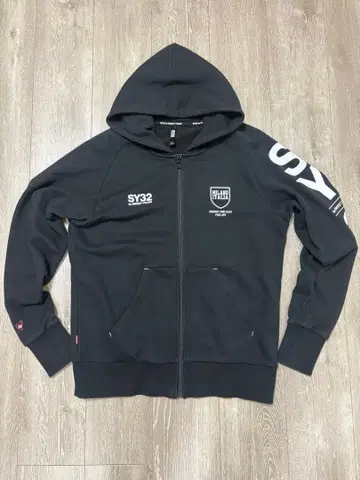 선착순!! SY32 블랙 풀 집업 후드티 L