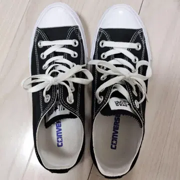 CONVERSE 블랙 스니커즈 24.0cm 인솔 소프트 쿠션