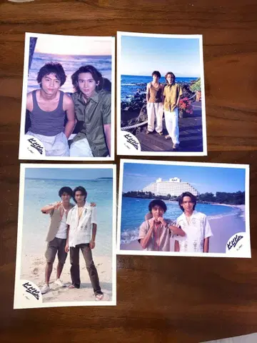 KinKi Kids 도모토 츠요시/도모토 코이치 공식 사진 4장 세트