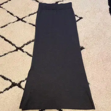 IENA 울 니트 롱 스커트