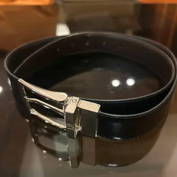 Dunhill 블랙 버클 벨트