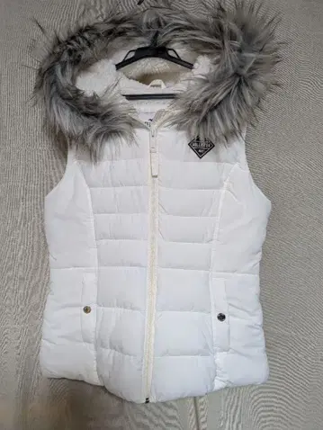폴리스타 다운 베스트 M 사이즈 여성용 화이트