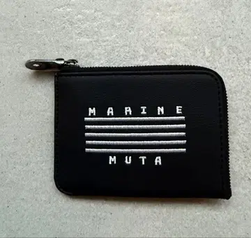 [새상품] muta 에시컬 가죽 미니 지갑 블랙