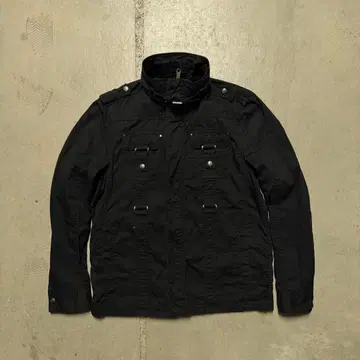 블랙 밀리터리 자켓