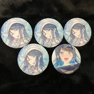 호시노 이치카 46A 45A 글리터 캔뱃지 5개