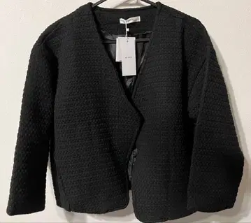 노카라 자켓 블랙 F 사이즈