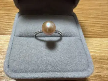 핑크 펄 실버 925 반지