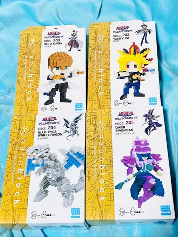 유희왕 나노 블록 블루아이즈 블랙 매지션