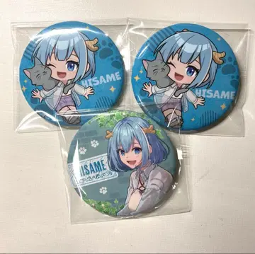 혼혈의 카레코레 히사메 캔뱃지 마네키네코 등신 데포 미니 캐릭터 콜라보