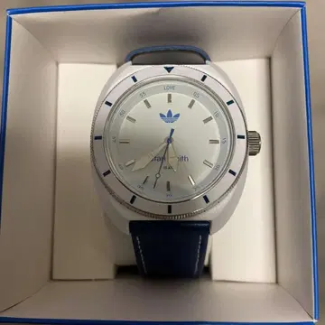 adidas 스탠스미스 손목시계 화이트/블루