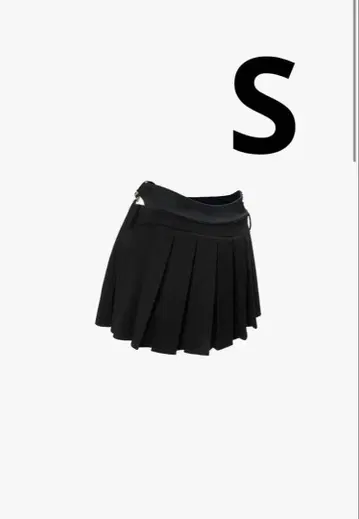 S 링 플리츠 스커트 풀 더 레드 스레드 S 사이즈