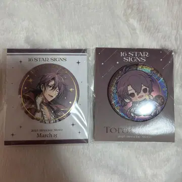 아이돌리쉬 세븐 아이나나 16 STAR SIGNS 캔뱃지 미도 토라오
