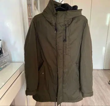 백 넘버 모즈 코트 밀리터리