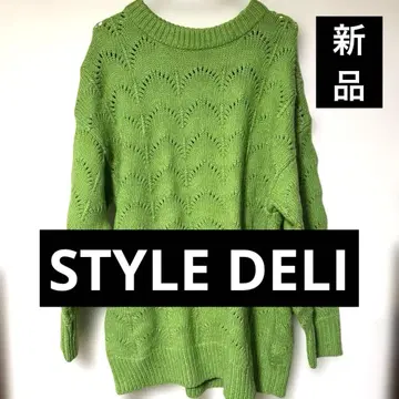 택 포함 새상품 STYLE DELI 긴팔 니트 스웨터 프리 사이즈