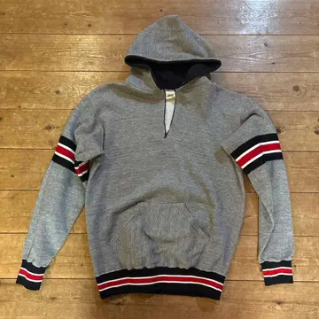 러셀 애슬레틱 그레이 M 후드 부착 후드티