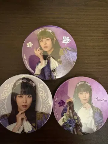 뱅드림! Roselia 미나토 유키나 아티스트 트레이딩 캔뱃지 3개