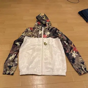 QING YUAN SHUI 플로럴 나일론 자켓