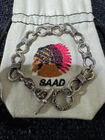 SAAD 단종 체인 팔찌 실버925