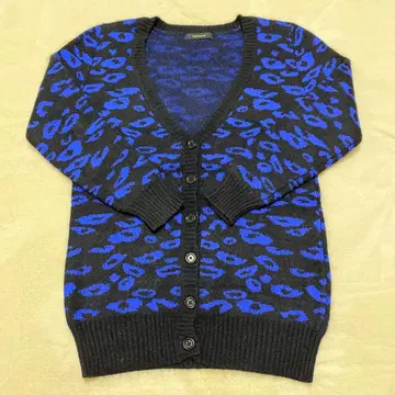 AMERICAN RAG CIE 레오파드 무늬 가디건