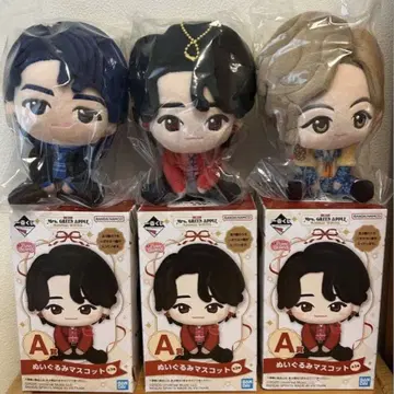 Mrs. GREEN APPLE 제일복권 A상 봉제 인형 마스코트 세트