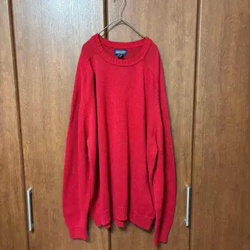 90s 랜즈 엔드 래글런 슬리브 니트