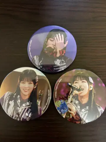 뱅드림! Roselia 미나토 유키나 캔뱃지 3점