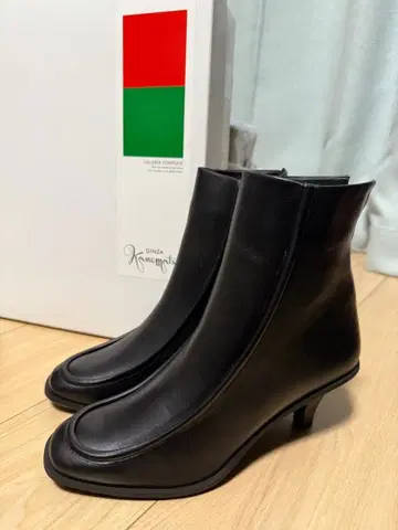 긴자 카네마츠 숏부츠 7cm 힐