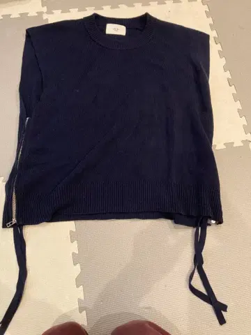 SHIKI tokyo 니트 베스트 네이비