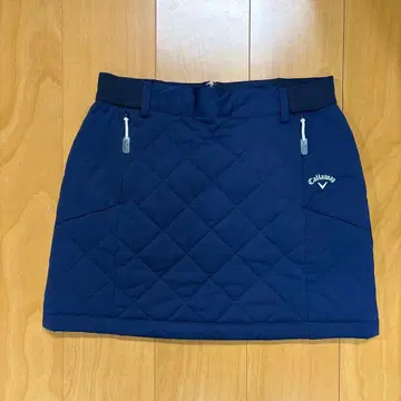 [새상품급] Callaway 네이비 퀼팅 스커트 캘러웨이