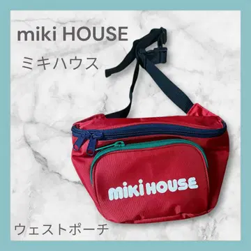 MIKI HOUSE 미키하우스 힙색 웨스트 파우치 레드